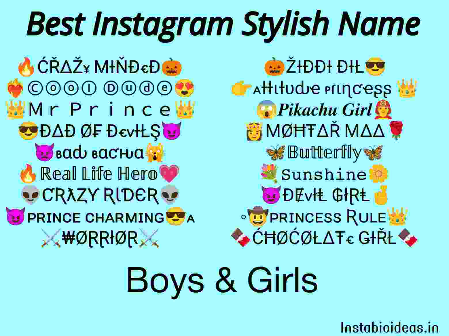 350-best-instagram-stylish-name-for-boys-girls-2024-instabioideas