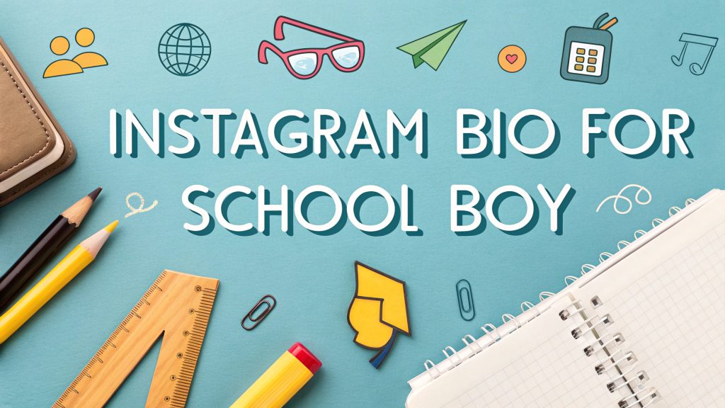 Instagram Bio for School Boy