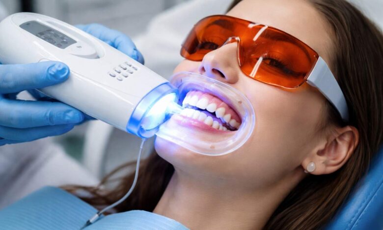 Preparing teeth and gums for cosmetic dental treatment